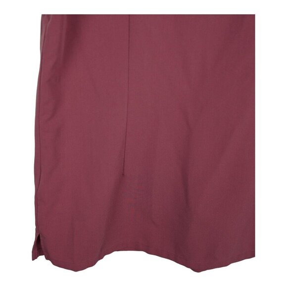 EUC FIGS Technical Collection Casma Maroon Three Pocket Scrub Top Size S - Picture 5 of 8